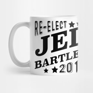 Re-Elect Jed Bartlet 2016 (Black) Mug